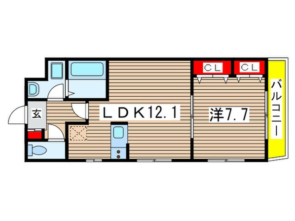 ｃｈａｍｐｌａiｎの物件間取画像